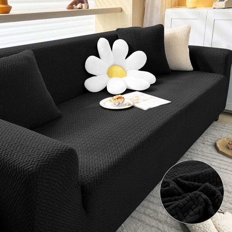 Thick Elastic Sofa Cover UK Slipcover For Living Room Stretch Polar Fleece Armchair Cover 1/2/3/4 Seater Corner Couch Cover United Kingdom - Image 10