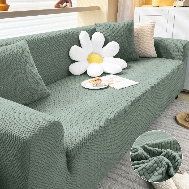 Thick Elastic Sofa Cover UK Slipcover For Living Room Stretch Polar Fleece Armchair Cover 1/2/3/4 Seater Corner Couch Cover United Kingdom - Image 12