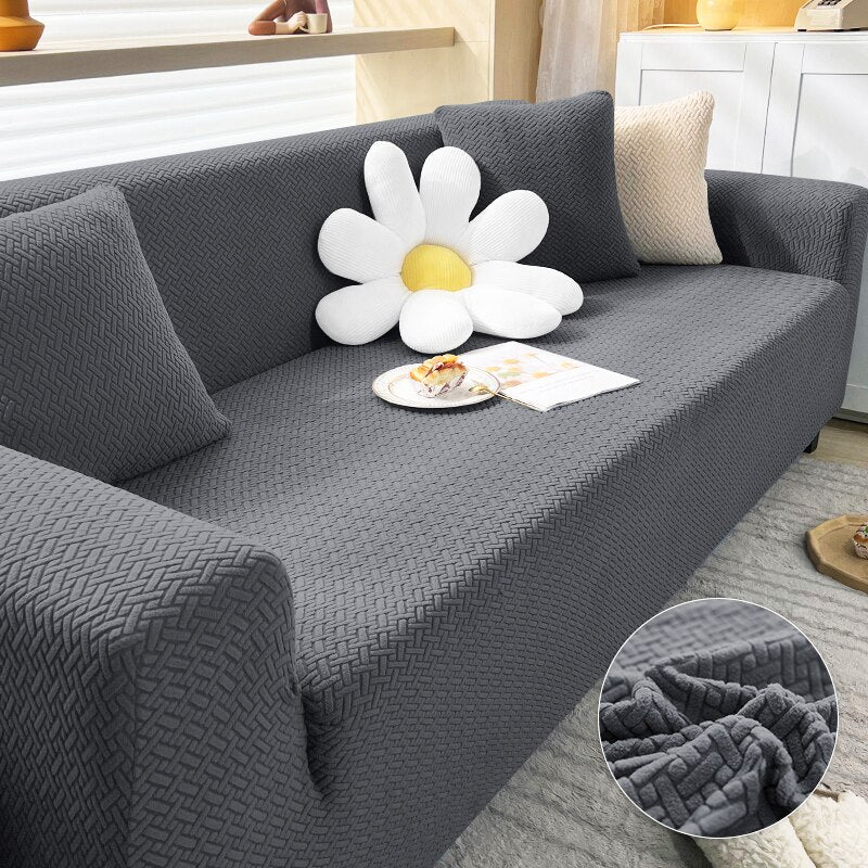 Thick Elastic Sofa Cover UK Slipcover For Living Room Stretch Polar Fleece Armchair Cover 1/2/3/4 Seater Corner Couch Cover United Kingdom - Image 13