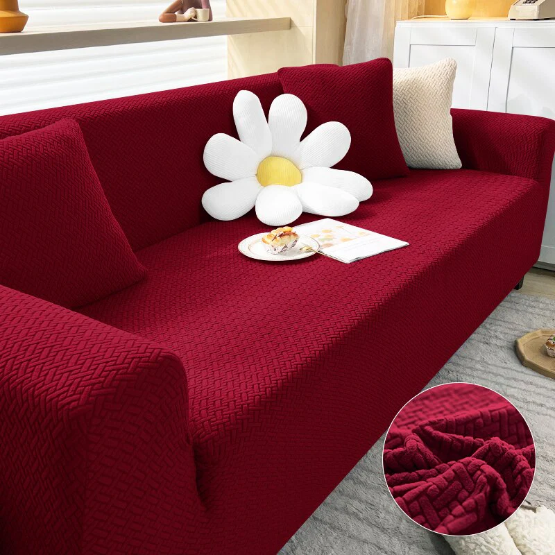 Thick Elastic Sofa Cover UK Slipcover For Living Room Stretch Polar Fleece Armchair Cover 1/2/3/4 Seater Corner Couch Cover United Kingdom - Image 15