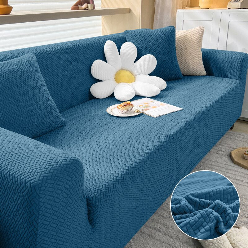 Thick Elastic Sofa Cover UK Slipcover For Living Room Stretch Polar Fleece Armchair Cover 1/2/3/4 Seater Corner Couch Cover United Kingdom - Image 16