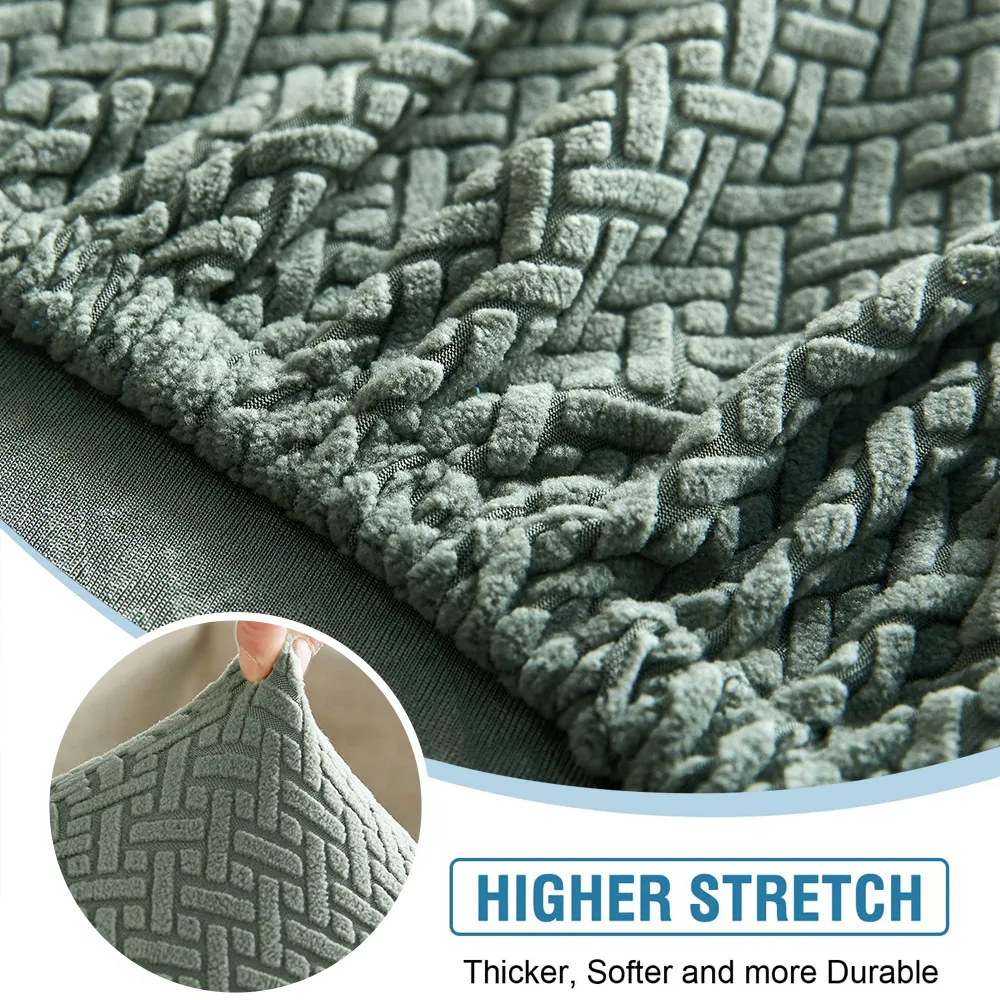 Thick Jacquard Sofa Seat Cushion Cover Funiture Protector Couch Covers for Sofas Anti-dust Removable Seat Slipcover Dog Kids Pets - Image 6