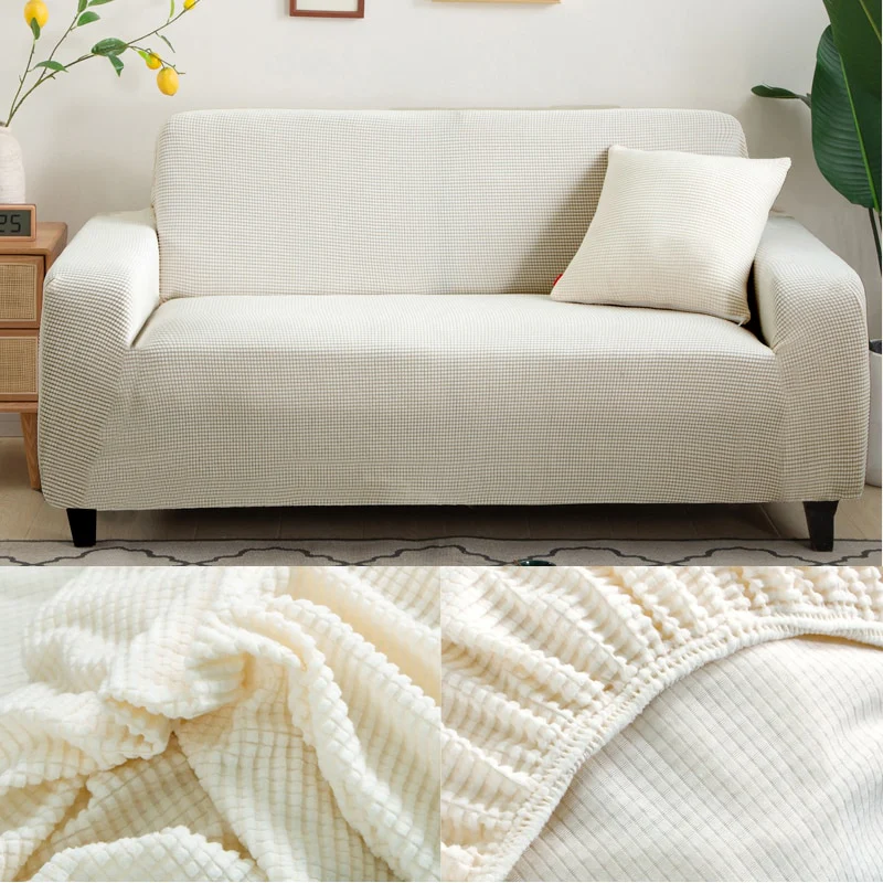 Thick Sofa Protector Jacquard Solid Printed Sofa Covers for Living Room Couch Cover Corner Sofa Slipcover L Shape - Image 18