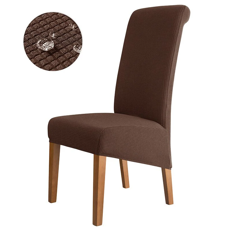 Waterproof Back Chair Cover for Dining Room Kitchen Wedding Home XL Size Chair Covers Anti-dirty Home Decor Seat Protectors - Image 10
