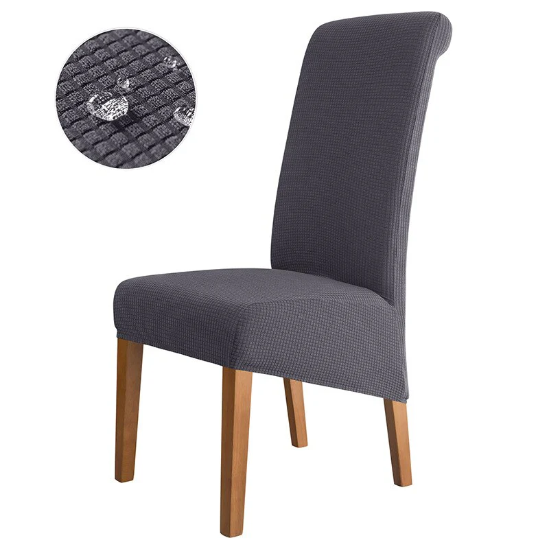 Waterproof Back Chair Cover for Dining Room Kitchen Wedding Home XL Size Chair Covers Anti-dirty Home Decor Seat Protectors - Image 12