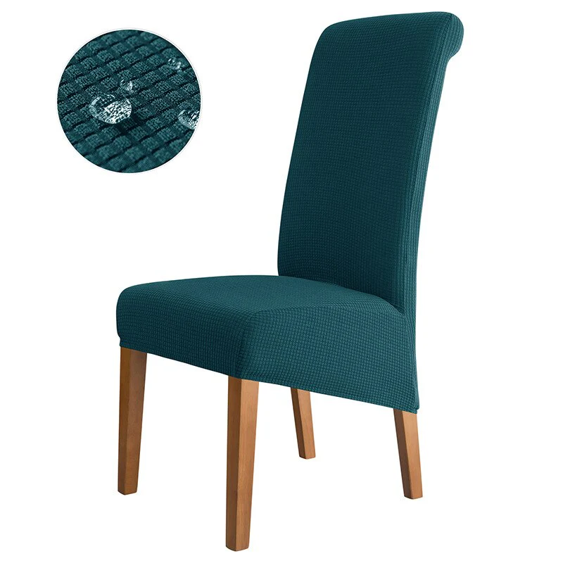Waterproof Back Chair Cover for Dining Room Kitchen Wedding Home XL Size Chair Covers Anti-dirty Home Decor Seat Protectors - Image 16