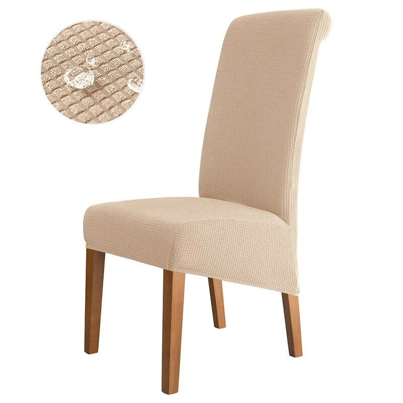 Waterproof Back Chair Cover for Dining Room Kitchen Wedding Home XL Size Chair Covers Anti-dirty Home Decor Seat Protectors - Image 7