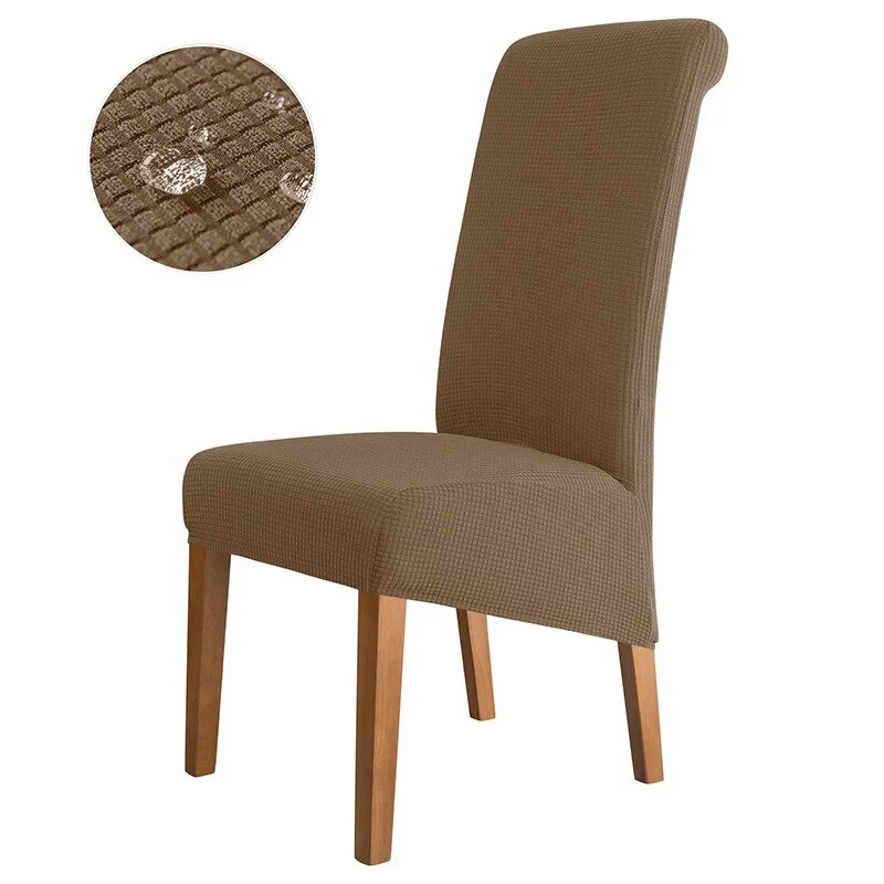 Waterproof Back Chair Cover for Dining Room Kitchen Wedding Home XL Size Chair Covers Anti-dirty Home Decor Seat Protectors - Image 9