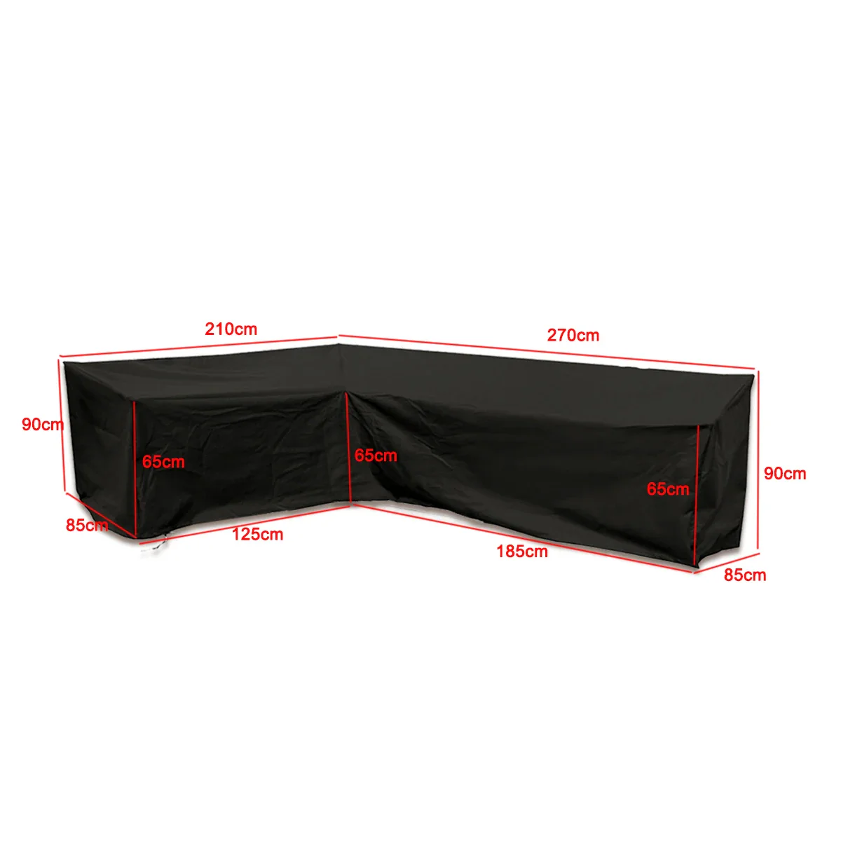 Waterproof Outdoor Patio Garden Furniture Covers L Shape Dustproof Table Chair Sofa Protective Cover Rain Snow Mildew Resistant - Image 10