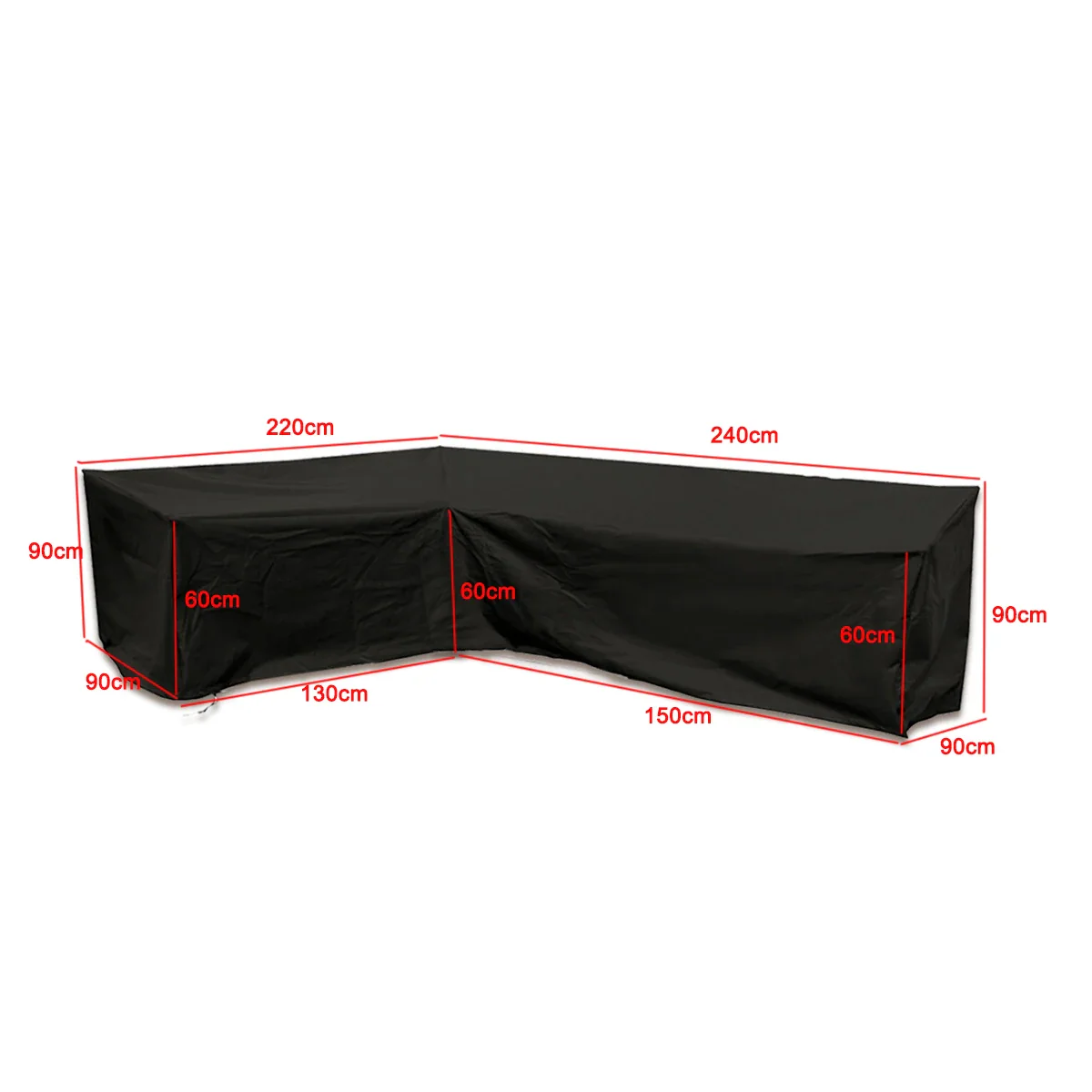Waterproof Outdoor Patio Garden Furniture Covers L Shape Dustproof Table Chair Sofa Protective Cover Rain Snow Mildew Resistant - Image 17