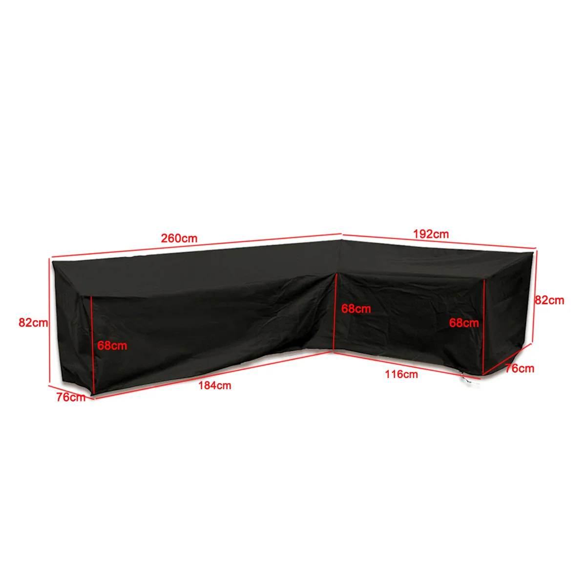 Waterproof Outdoor Patio Garden Furniture Covers L Shape Dustproof Table Chair Sofa Protective Cover Rain Snow Mildew Resistant - Image 7