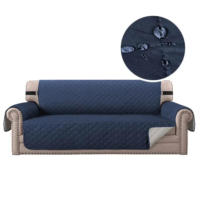 Waterproof Plaid Fabric Sofa Covers Anti-Slip Easy-going Sofa Cover Luxury Folding Living Room Sofas Slipcover For 1/2/3/4 Seat - Image 12