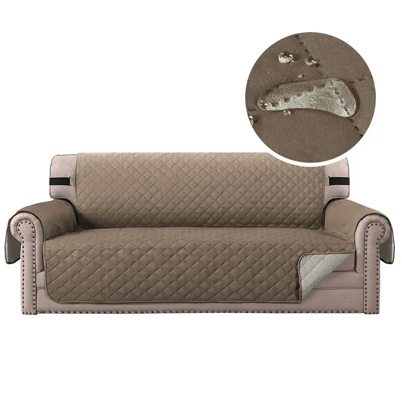 Waterproof Plaid Fabric Sofa Covers Anti-Slip Easy-going Sofa Cover Luxury Folding Living Room Sofas Slipcover For 1/2/3/4 Seat - Image 7
