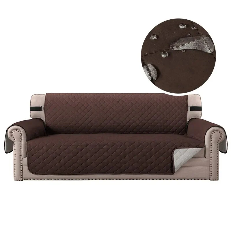 Waterproof Plaid Fabric Sofa Covers Anti-Slip Easy-going Sofa Cover Luxury Folding Living Room Sofas Slipcover For 1/2/3/4 Seat - Image 8