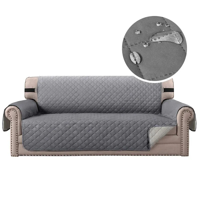Waterproof Plaid Fabric Sofa Covers Anti-Slip Easy-going Sofa Cover Luxury Folding Living Room Sofas Slipcover For 1/2/3/4 Seat - Image 9