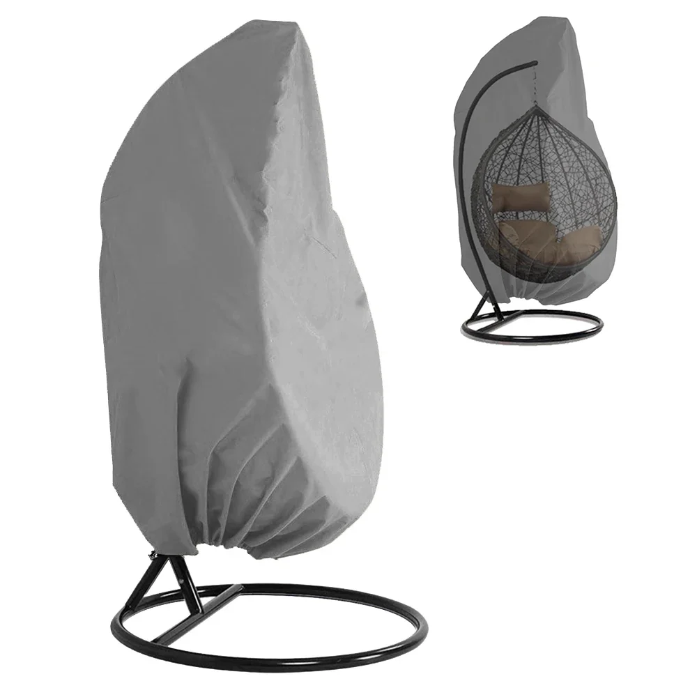 Wicker Swing Seat Cover Waterproof Patio Egg Chair Covers Anti-UV Waterproof Rattan Seat Cover Weave - Image 4